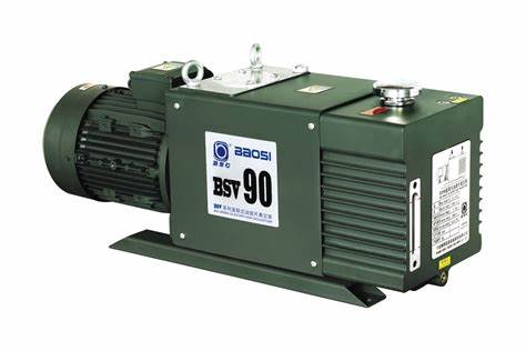 鮑斯BSV90真空泵：綠色涂裝的380V直聯(lián)機(jī)械式靜音真空泵